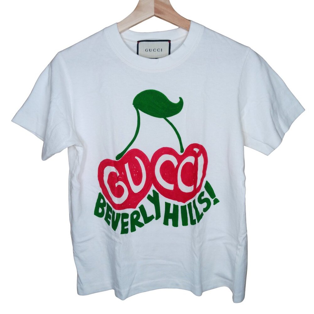 Gucci Beverly Hills Cherry Print Organic Cotton